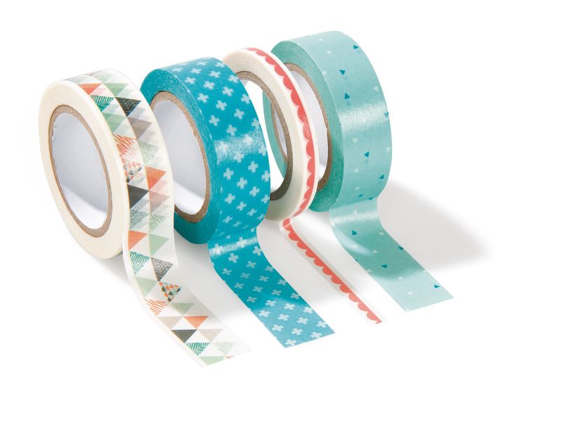ADHESIVE RIBBONS IN VARIOUS SIZES PASTEL