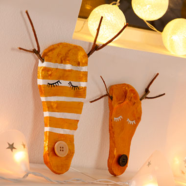Reindeer footprints